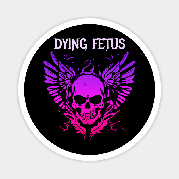 dying fetus Magnet by Retro Project